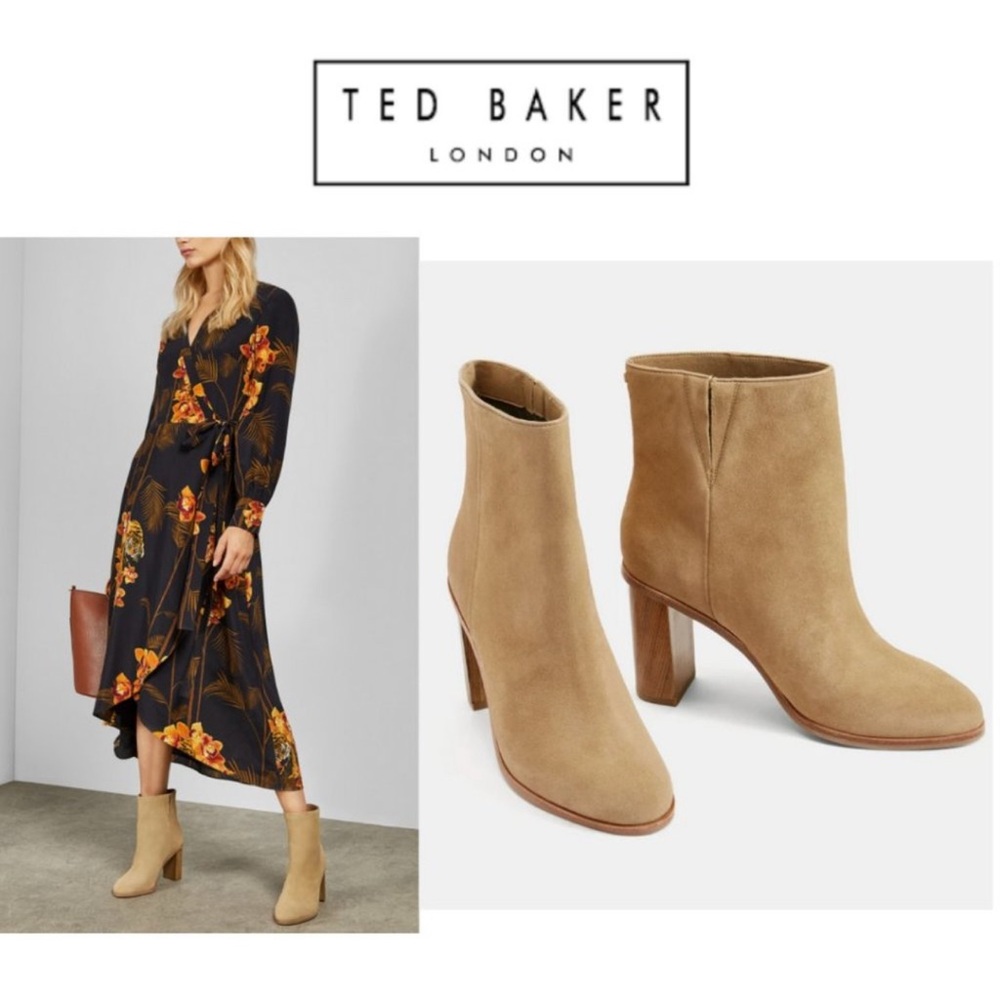 Ted Baker London Orbida Suede Ankle Boot NWOT
